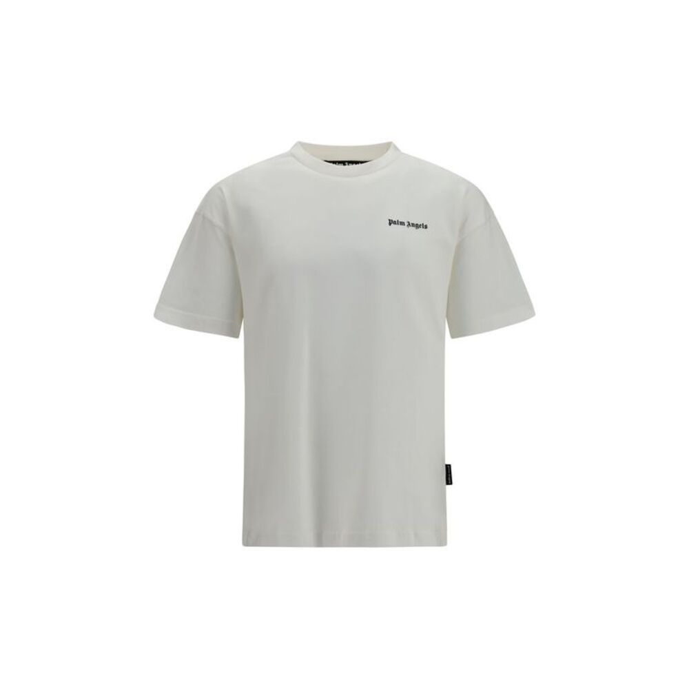 Palm Angels White Cotton Men's T-Shirt